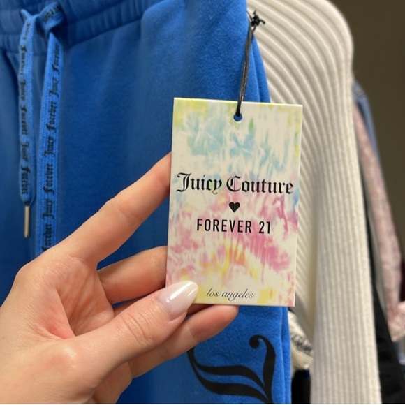 2 PIECE WOMENS JUICY COUTURE LONG SLEEVE TOP SZ M + SWEATPANT SZ S - Picture 8 of 8